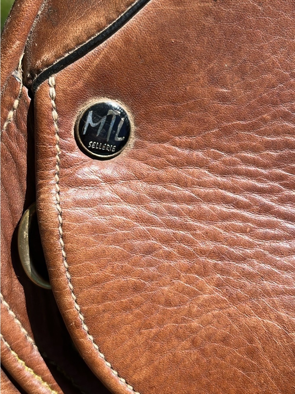 M toulouse saddle 17.5 inch Medium tree brown English Saddle - Leather Saddle - Picture 7 of 8